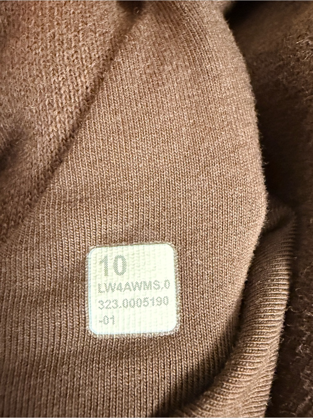 Lululemon Scuba Full-Zip Hoodie Espresso Size 10 - Picture 5 of 7